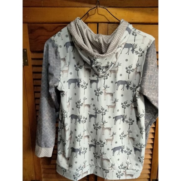 Two Can‎ Deer Hooded Long Sleeve With Pockets Girls Size 14/16 - Picture 7 of 7